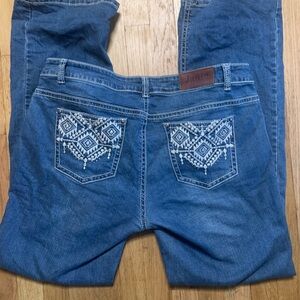 Blue Embroidered Women Janie Brand Jeans
